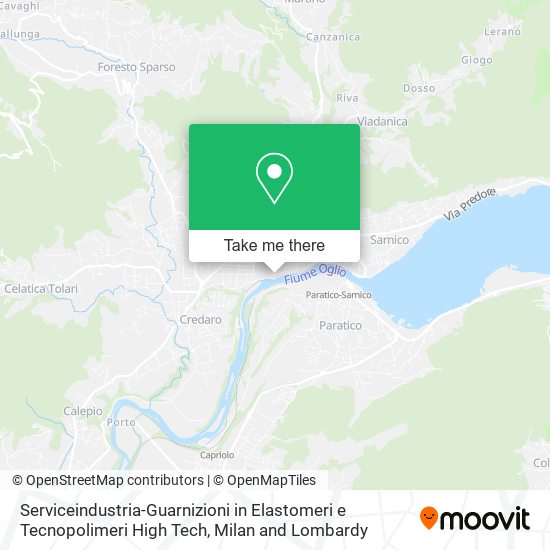 Serviceindustria-Guarnizioni in Elastomeri e Tecnopolimeri High Tech map