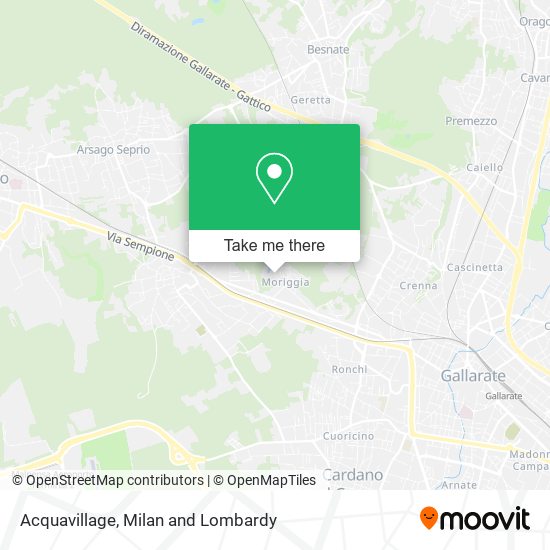 Acquavillage map