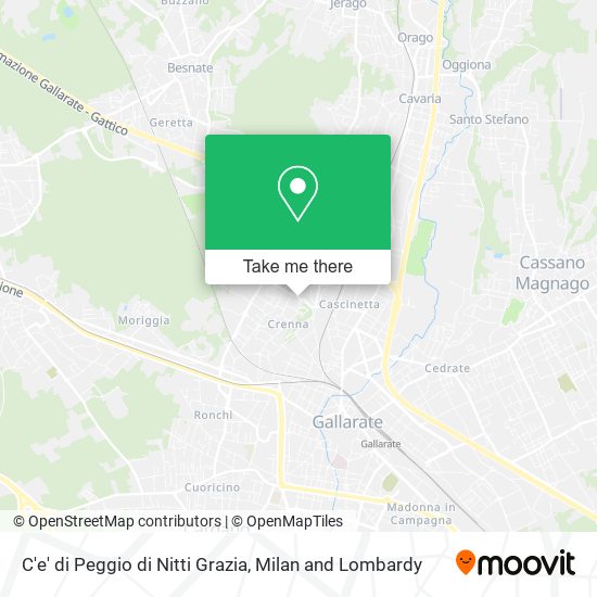 C'e' di Peggio di Nitti Grazia map