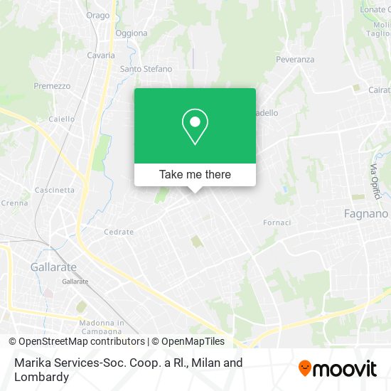 Marika Services-Soc. Coop. a Rl. map