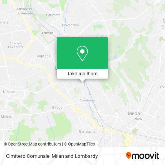 Cimitero Comunale map