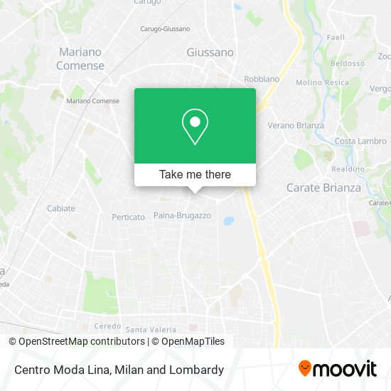 Centro Moda Lina map