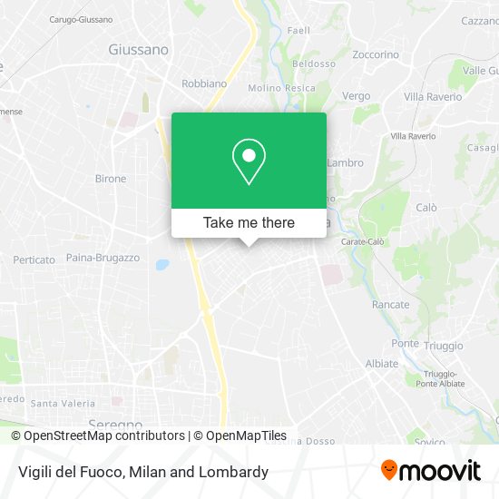 Vigili del Fuoco map