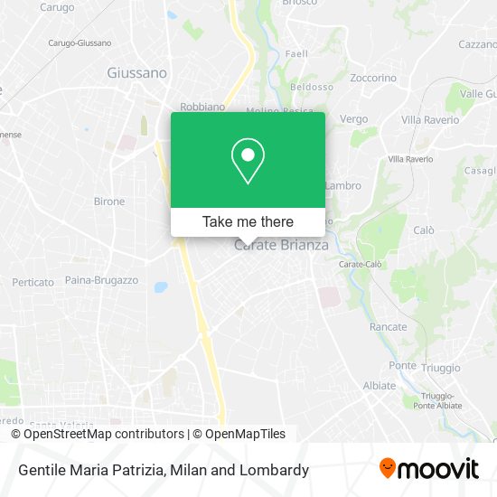 Gentile Maria Patrizia map