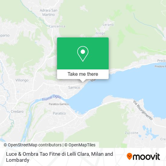 Luce & Ombra Tao Fitne di Lelli Clara map