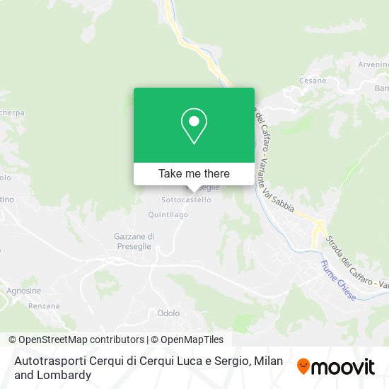 Autotrasporti Cerqui di Cerqui Luca e Sergio map