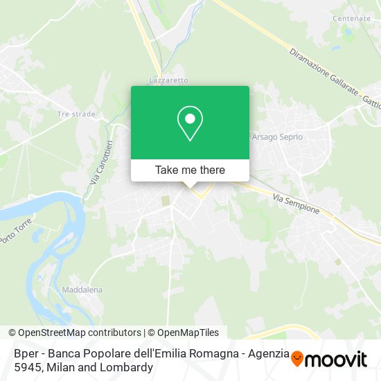 Bper - Banca Popolare dell'Emilia Romagna - Agenzia 5945 map