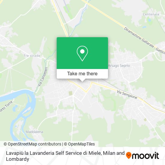 Lavapiù la Lavanderia Self Service di Miele map