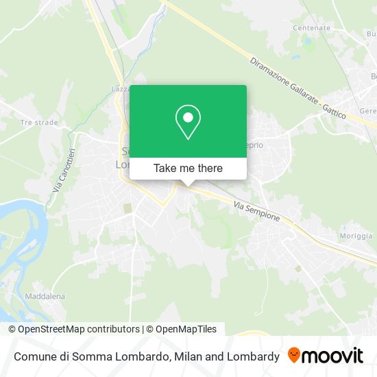 Comune di Somma Lombardo map