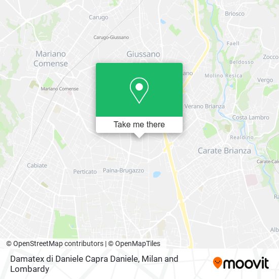Damatex di Daniele Capra Daniele map