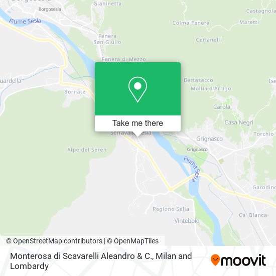 Monterosa di Scavarelli Aleandro & C. map