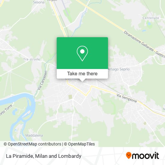 La Piramide map
