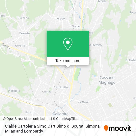 Cialde Cartoleria Simo Cart Simo di Scurati Simona map