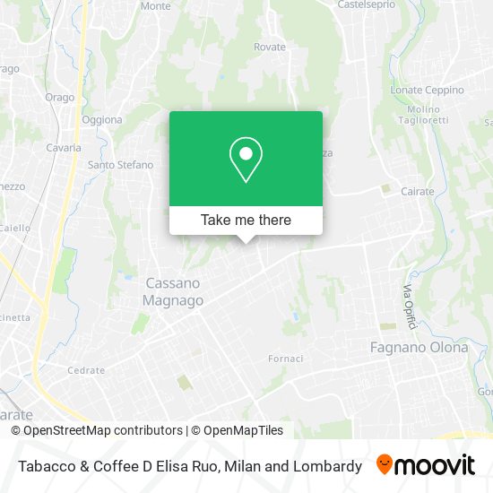 Tabacco & Coffee D Elisa Ruo map