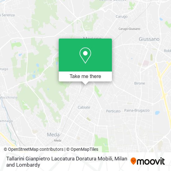 Tallarini Gianpietro Laccatura Doratura Mobili map
