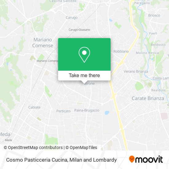Cosmo Pasticceria Cucina map