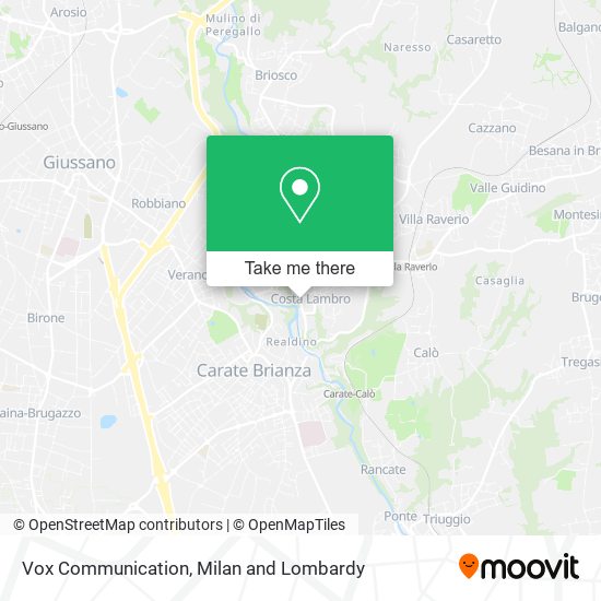 Vox Communication map