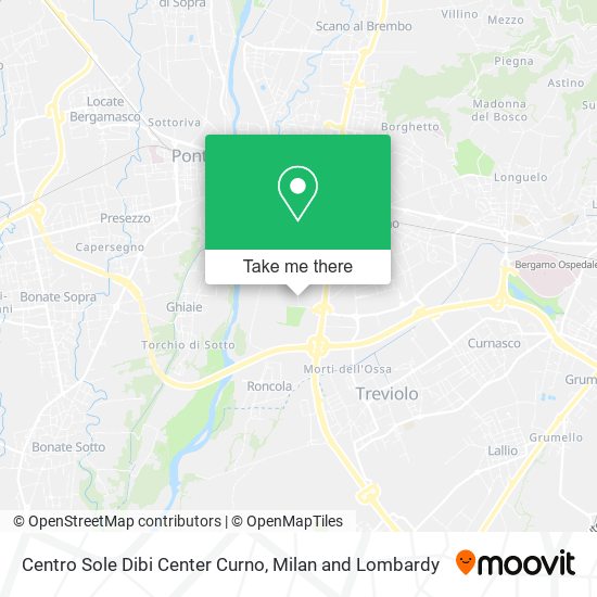Centro Sole Dibi Center Curno map