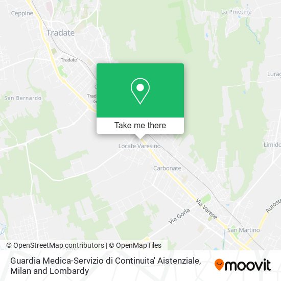 Guardia Medica-Servizio di Continuita' Aistenziale map