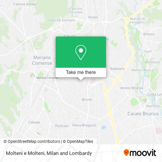 Molteni e Molteni map