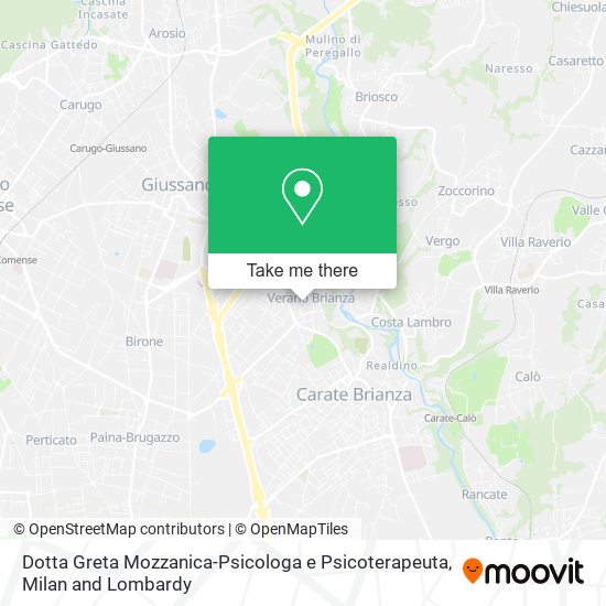 Dotta Greta Mozzanica-Psicologa e Psicoterapeuta map