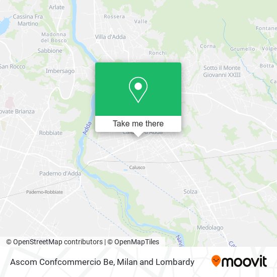 Ascom Confcommercio Be map