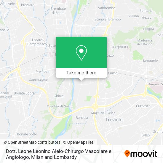 Dott. Leone Leonino Aleio-Chirurgo Vascolare e Angiologo map