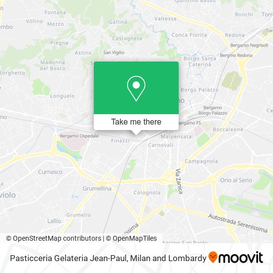Pasticceria Gelateria Jean-Paul map