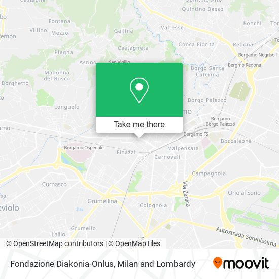 Fondazione Diakonia-Onlus map