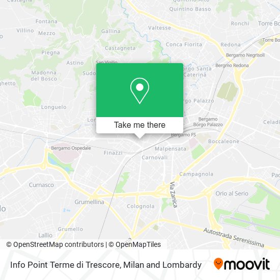 Info Point Terme di Trescore map