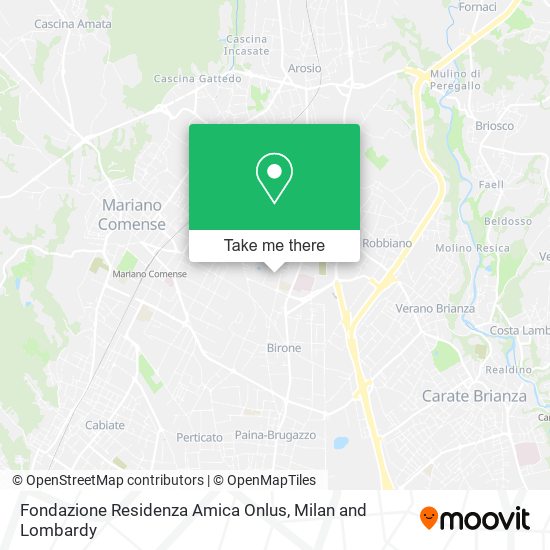Fondazione Residenza Amica Onlus map