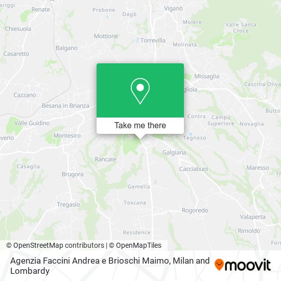Agenzia Faccini Andrea e Brioschi Maimo map