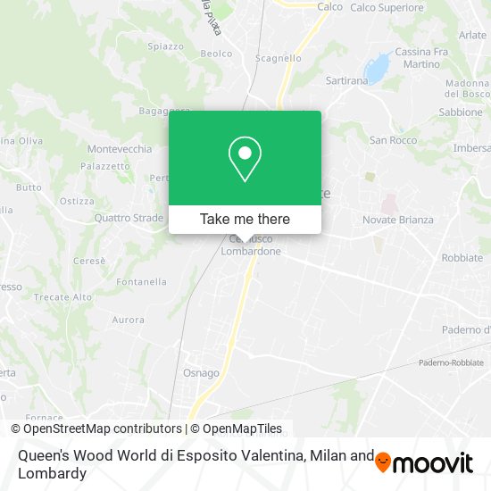 Queen's Wood World di Esposito Valentina map