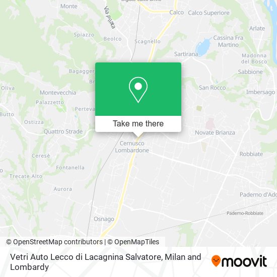 Vetri Auto Lecco di Lacagnina Salvatore map