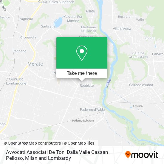 Avvocati Associati De Toni Dalla Valle Cassan Pelloso map