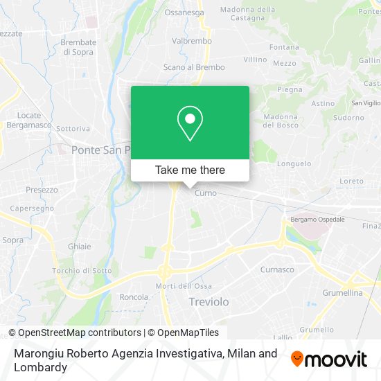 Marongiu Roberto Agenzia Investigativa map