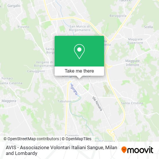 AVIS - Associazione Volontari Italiani Sangue map