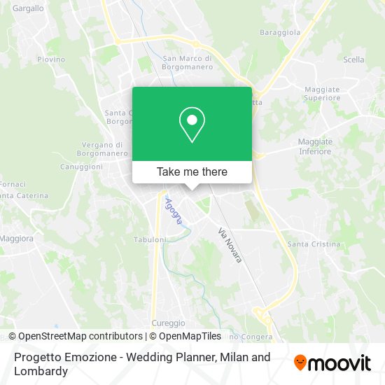 Progetto Emozione - Wedding Planner map