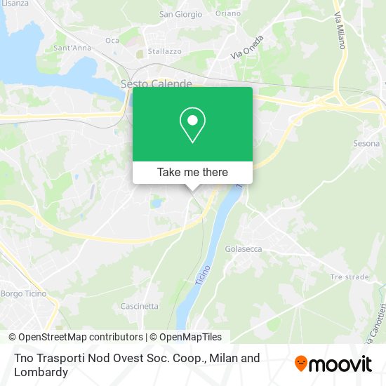 Tno Trasporti Nod Ovest Soc. Coop. map