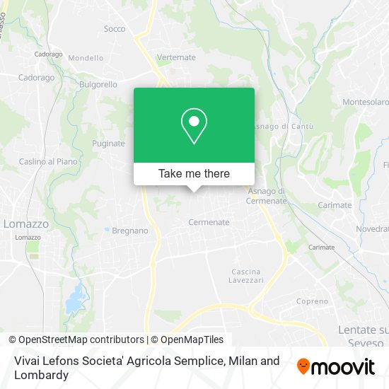 Vivai Lefons Societa' Agricola Semplice map