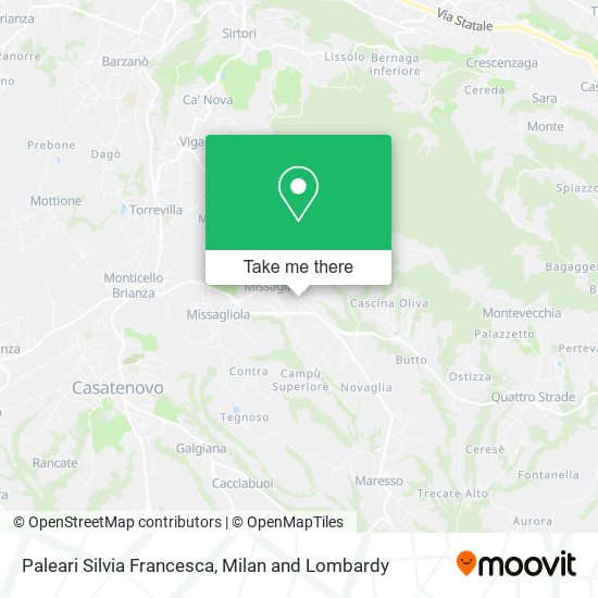 Paleari Silvia Francesca map