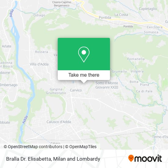 Bralla Dr. Elisabetta map