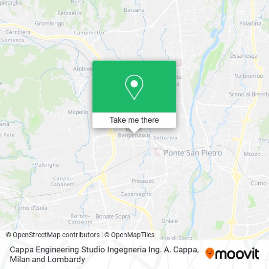 Cappa Engineering Studio Ingegneria Ing. A. Cappa map