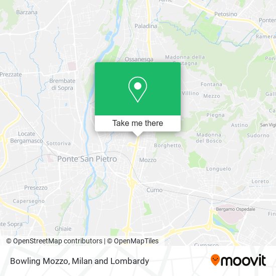 Bowling Mozzo map
