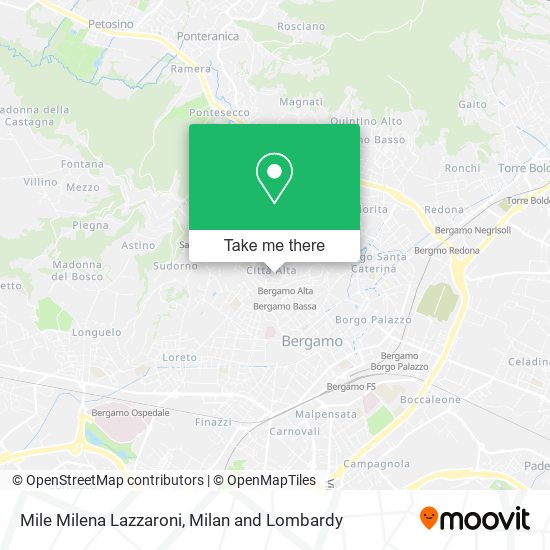 Mile Milena Lazzaroni map