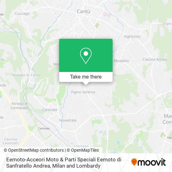 Eemoto-Acceori Moto & Parti Speciali Eemoto di Sanfratello Andrea map
