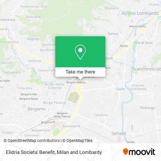 Elidria Societa' Benefit map