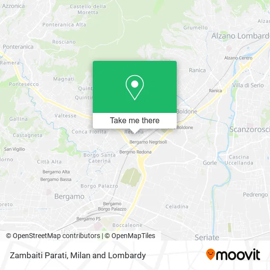 Zambaiti Parati map