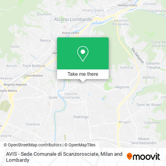 AVIS - Sede Comunale di Scanzorosciate map