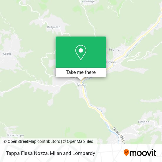 Tappa Fissa Nozza map